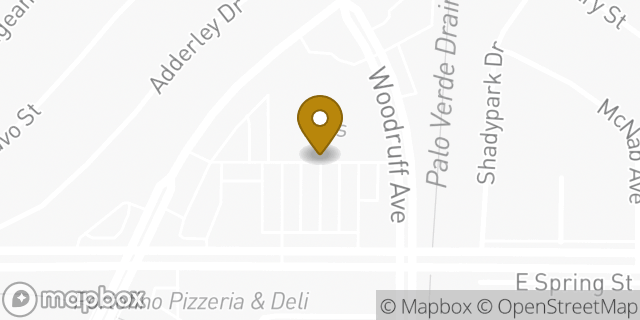 Map showing the location of Coinstar in Long Beach, CA 90808