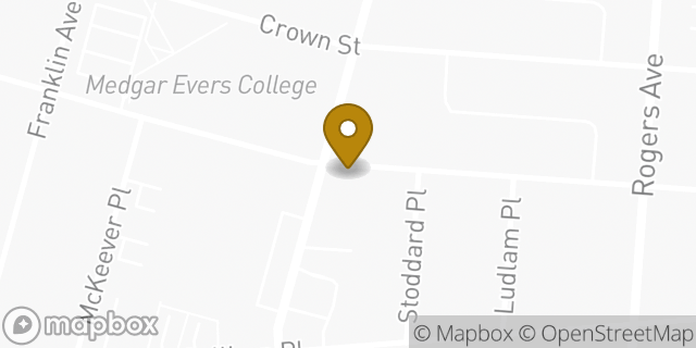 Map showing the location of Dunkin Donuts in Brooklyn, NY 11225