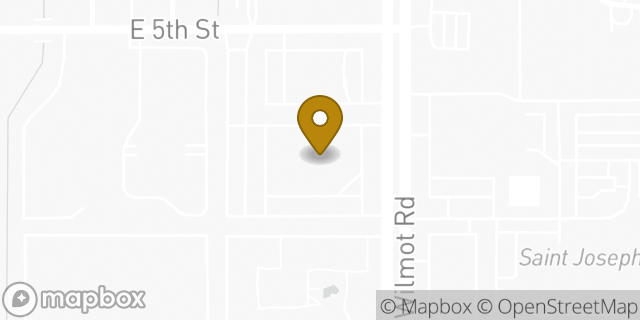 Map showing the location of Kimberly D Gerhart, MD in Tucson, AZ 85711