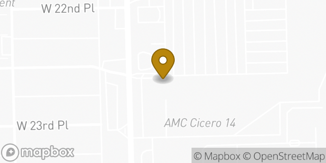 Map showing the location of Subway in Cicero, IL 60804