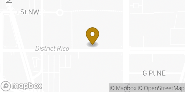 Map showing the location of Amazon Locker in Washington, DC 20001