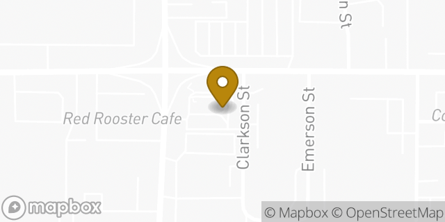 Map showing the location of McDonald's in Denver, CO 80216