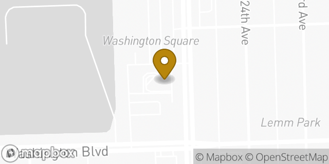 Map showing the location of McDonald's in Bellwood, IL 60104