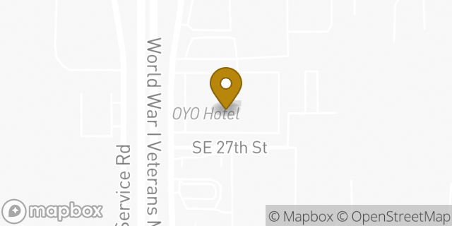 Map showing the location of Days Inn Oklahoma City South in Oklahoma City, OK 73129