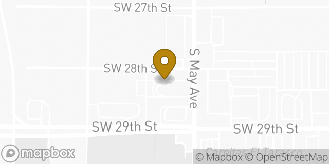Map showing the location of McDonald's in Oklahoma City, OK 73108