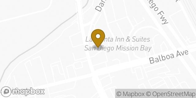 Map showing the location of McDonald's in San Diego, CA 92109