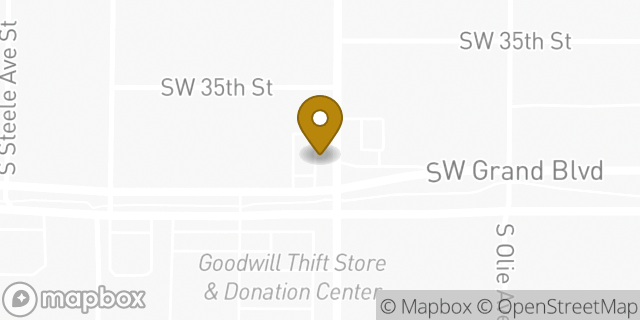 Map showing the location of Sonic Drive In in Oklahoma City, OK 73109