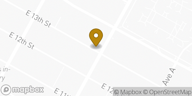 Map showing the location of Starbucks in New York, NY 10003