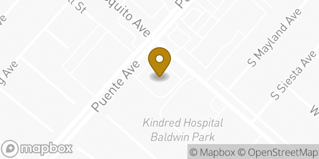 Map showing the location of Cvs in Baldwin Park, CA 91706