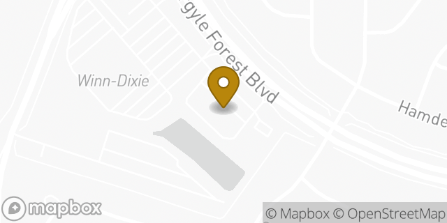 Map showing the location of Subway in Jacksonville, FL 32244