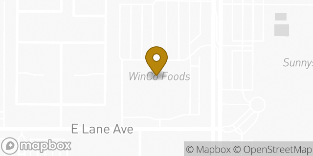 Map showing the location of Coinme in Fresno, CA 93727