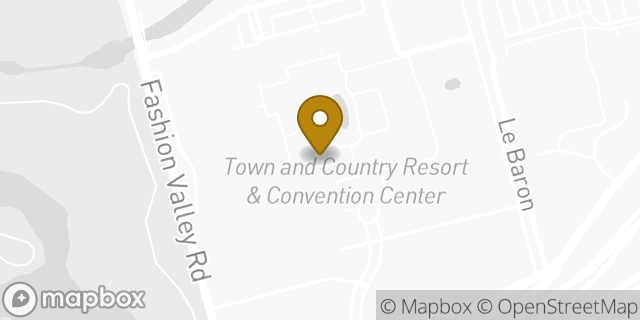 Map showing the location of Avis Car Rental in San Diego, CA 92108