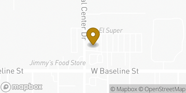 Map showing the location of Subway in San Bernardino, CA 92411