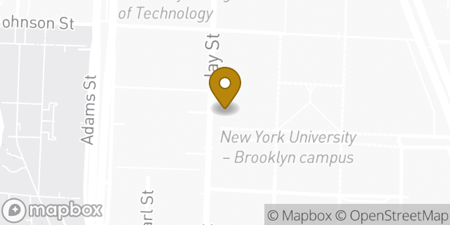 Map showing the location of Starbucks in Brooklyn, NY 11201