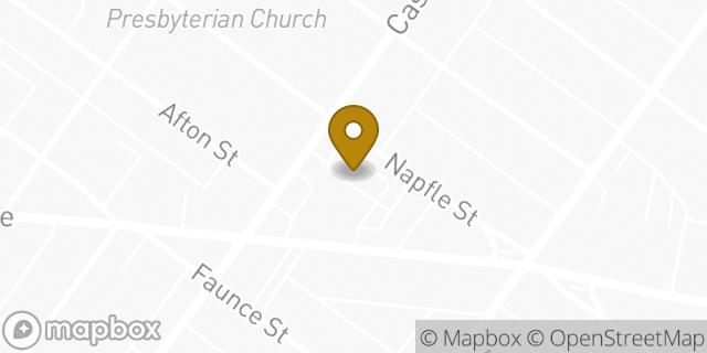 Map showing the location of McDonald's in Philadelphia, PA 19152