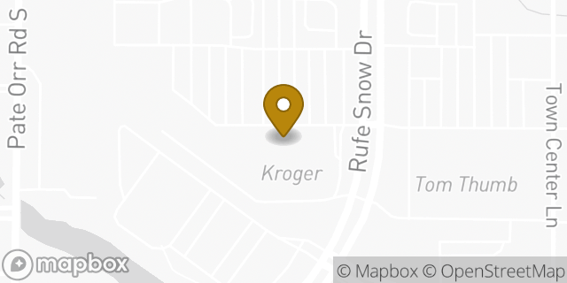 Map showing the location of Kroger in Keller, TX 76248