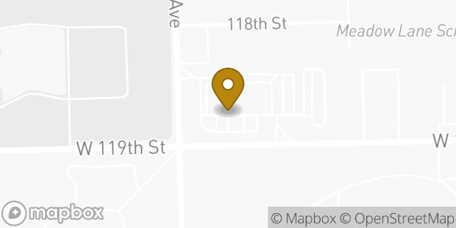Map showing the location of Dunkin Donuts in Merrionette Park, IL 60803