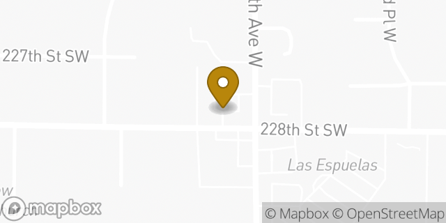 Map showing the location of Subway in Mountlake Terrace, WA 98043