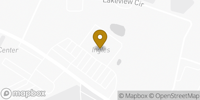 Map showing the location of Starbucks Coffee Company in Greer, SC 29650