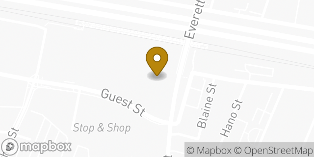 Map showing the location of HomeGoods in Allston, MA 02134