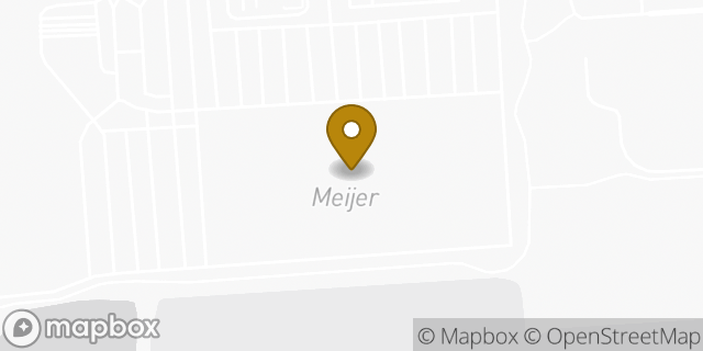 Map showing the location of Meijer in Indianapolis, IN