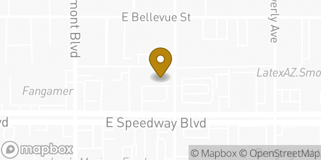 Map showing the location of QuikTrip in Tucson, AZ 85712