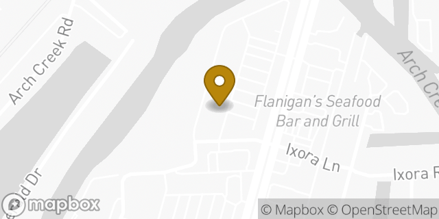 Map showing the location of Subway in North Miami, FL 33181