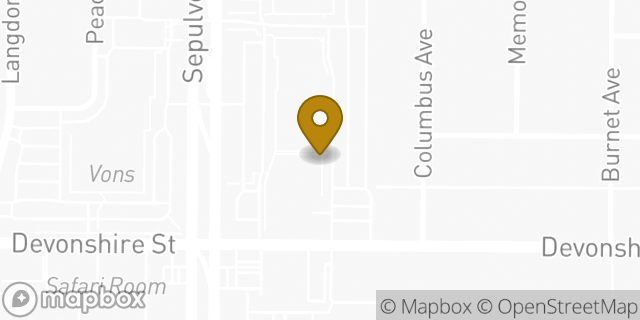 Map showing the location of Vision Essentials by Kaiser Permanente in Mission Hills, CA 91345