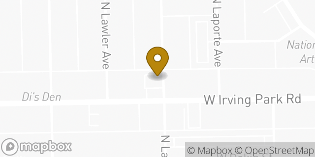 Map showing the location of Baskin-Robbins in Chicago, IL 60641