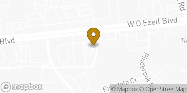 Map showing the location of Dunkin' in Spartanburg, SC 29301