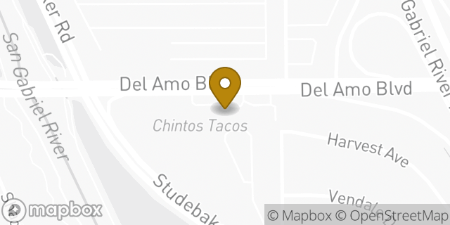 Map showing the location of The UPS Store in Lakewood, CA 90715
