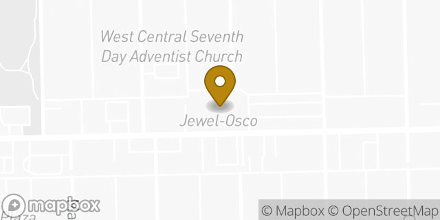 Map showing the location of Coinme in Oak Park, IL 60304