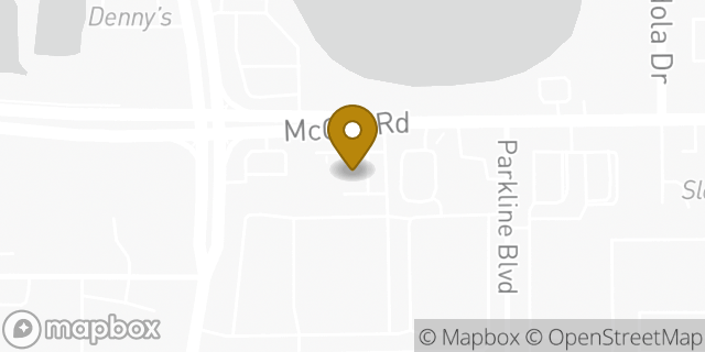 Map showing the location of AutoZone in Orlando, FL 32809