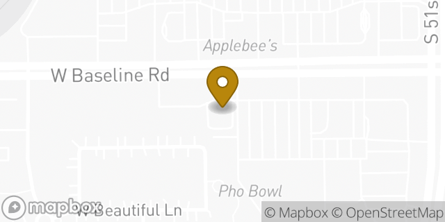 Map showing the location of Dunkin' in Laveen, AZ 85339