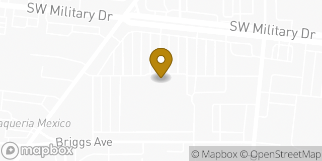 Map showing the location of Sam's Club in San Antonio, TX 78224
