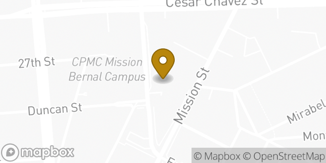 Map showing the location of Fog City CrossFit in San Francisco, CA