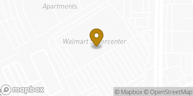 Map showing the location of Walmart Garden Center in Garland, TX 75043