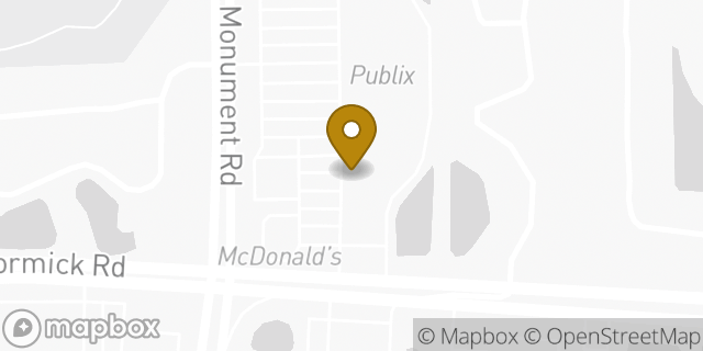 Map showing the location of The UPS Store in Jacksonville, FL 32225