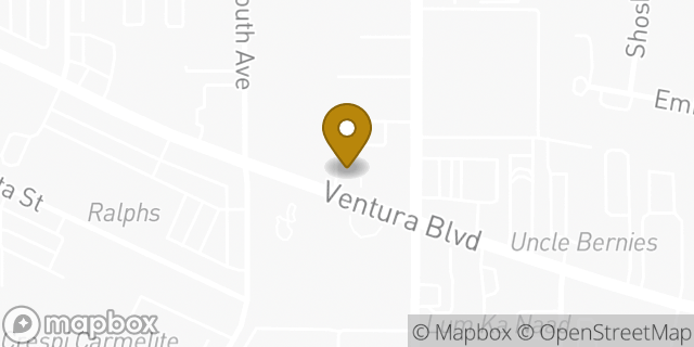 Map showing the location of Enterprise Rent-A-Car in Encino, CA 91316