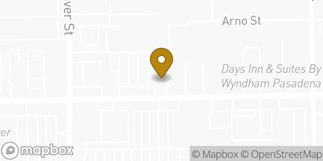 Map showing the location of Whataburger in Pasadena, TX 77504