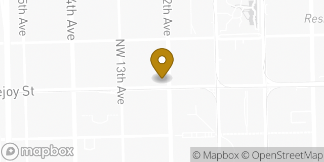 Map showing the location of Chipotle Mexican Grill in Portland, OR 97209