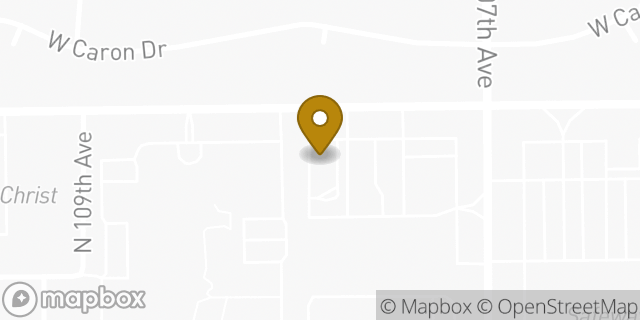 Map showing the location of McDonald's in Peoria, AZ 85345