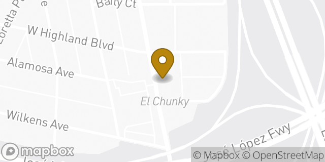 Map showing the location of EZPAWN in San Antonio, TX 78210