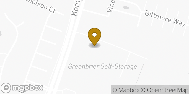 Map showing the location of Amazon Locker - Suppression in Chesapeake, VA 23320