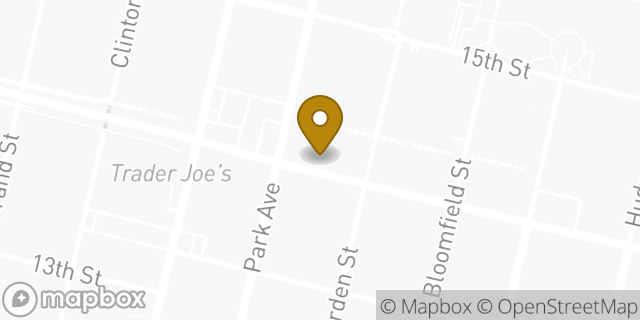 Map showing the location of CVS Pharmacy in Hoboken, NJ 07030
