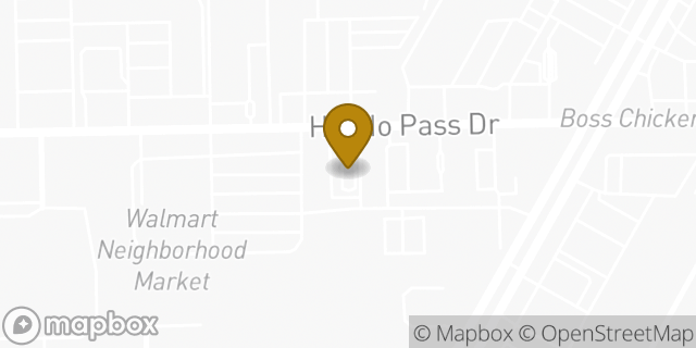 Map showing the location of Sonic Drive-In in El Paso, TX 79904
