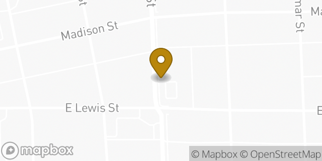 Map showing the location of American Legion in Fort Wayne, IN 46802