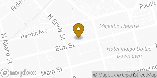 Map showing the location of Subway in Dallas, TX 75201