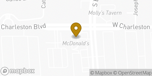 Map showing the location of McDonald's in Las Vegas, NV 89117