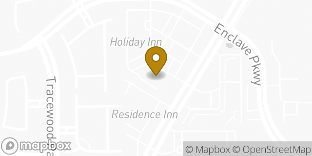 Map showing the location of Hotworx in Houston, TX 77077